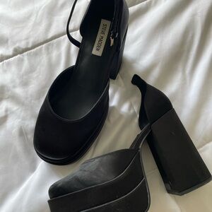 Steve Madden Satin Platform Heels